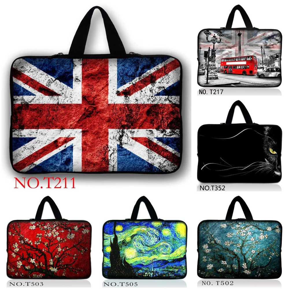 Print Laptop Sleeve Notebook Bag Tablet Case For 10.1 12 13.3 14\