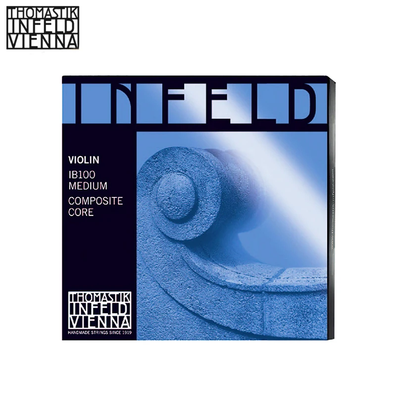 Томастик-Infeld IB100 синие Струны для скрипки, полный комплект, IB100, 4/4 Размер, синтетический сердечник