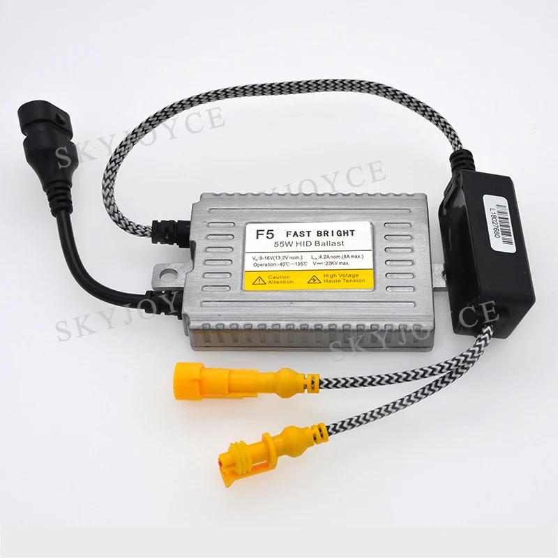 SKYJOYCE 55 Вт 5500K Быстрый Яркий ксеноновый H7 H1 H11 9005 9006 9012 D2H HID комплект DLT F5 старт
