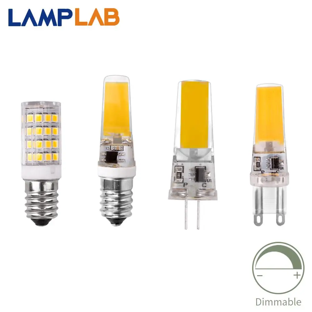 Led G4 COB SMD Replace Halogen Lighting Lights G9 E14 Lamp Bulb
