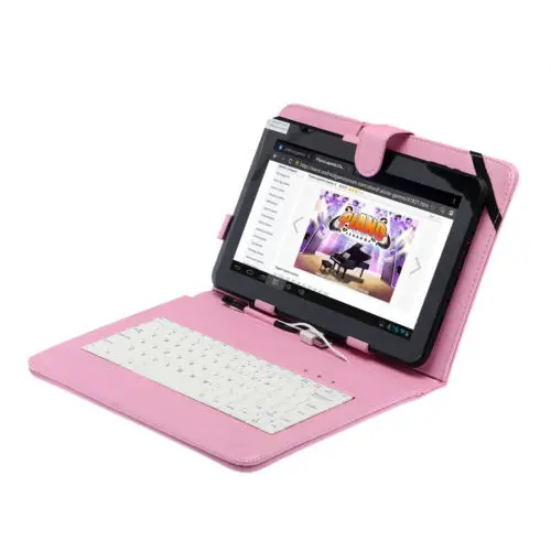 

Free Shipping Boda 10" Android5.1 Tablet A64 Quad Core 8GB Dual Camera w/ Pink Keyboard Gift usb flash girl 10 inch tablet pc