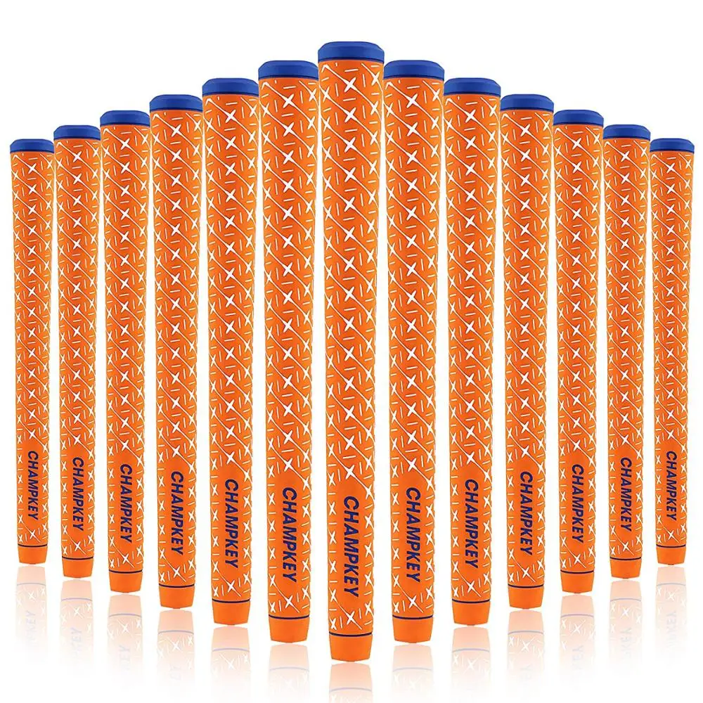 New 13PCS/Set Champkey X-Grip Six Colors Rubber Golf Grips Midsize- Super Stability Golf Club Grips Free Shipping
