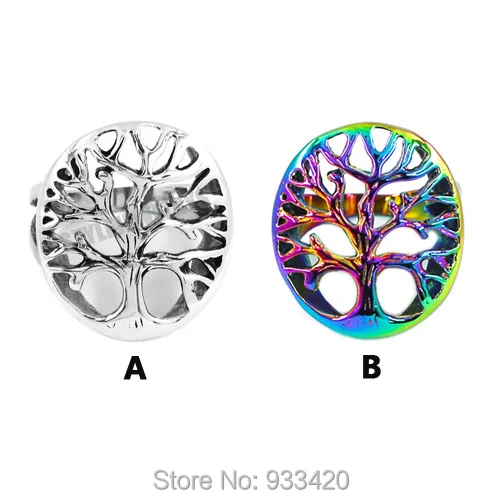 Claddagh Style Life Tree Ring Gioielli In Acciaio Inossidabile Fashion Celtic Knot Motor Biker Ring Uomo Donna Swr0418B