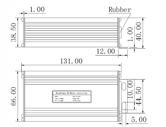 Контроллер T09S 36 В 500 Вт 48 9 mosfet KT имитация крутящего момента синусоидальный сигнал