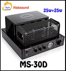 Nobsound MS-50D ламповый усилитель Hi-Fi AMP 2,1 Усилитель каналов вакуумный ламповый усилитель Bluetooth усилитель и USB MS-10D 30D Модернизированный