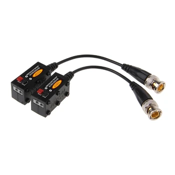 

1 Pair 1CH Passive UTP CCTV Video Balun Transceiver For HDCVI HDTVI AHD CVBS Camera Drop Shipping Support