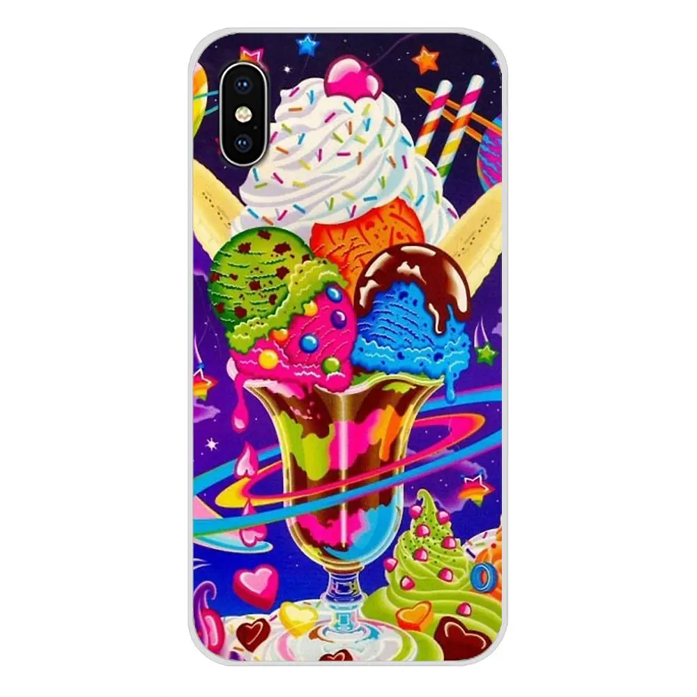 Чехол на заказ для Apple iPhone X XR XS MAX 4 4S 5 5S 5C SE 6 6S 7 8 Plus ipod touch 5 6 Rainbow Lisa Frank tiger horse dog Cat - Цвет: images 10