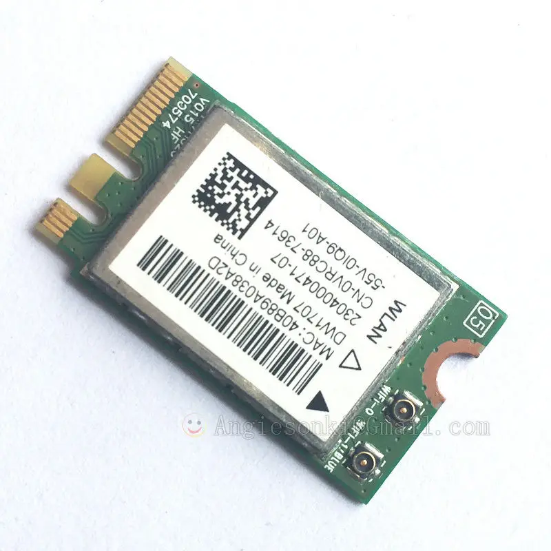 DW1707 VRC88 Qualcomm Atheros QCNFA335 Беспроводная bluetooth Wi-Fi WLAN карта для Dell Беспроводная 1707 Wi-Fi+ Bluetooth