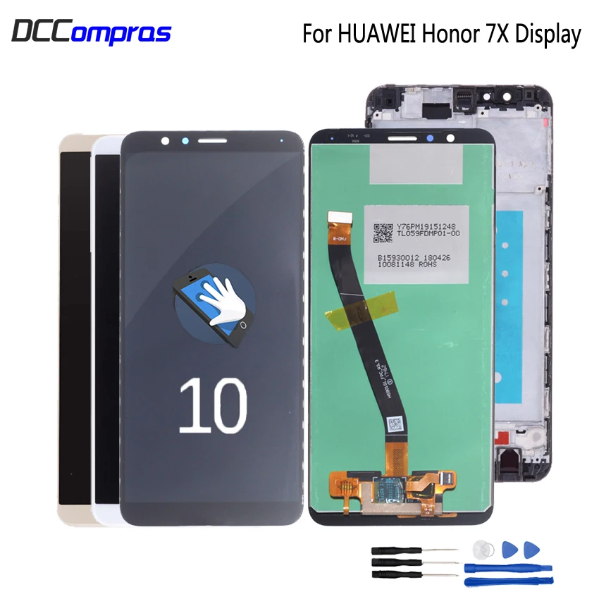 

For Huawei Honor 7X LCD Display Touch Screen Digitizer Assembly Replacement Screen For Huawei Honor7X BND-AL10 BND-L21/L22