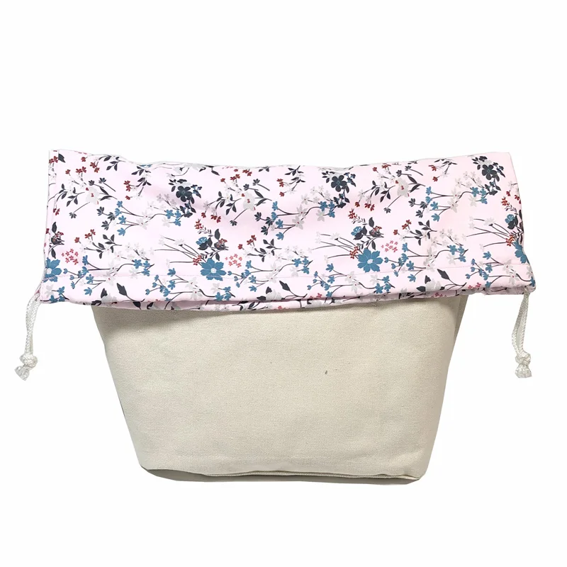 Drawstring insert lining for obag bag waterproof coating string Inner Pocket For inserts for O bag handbag
