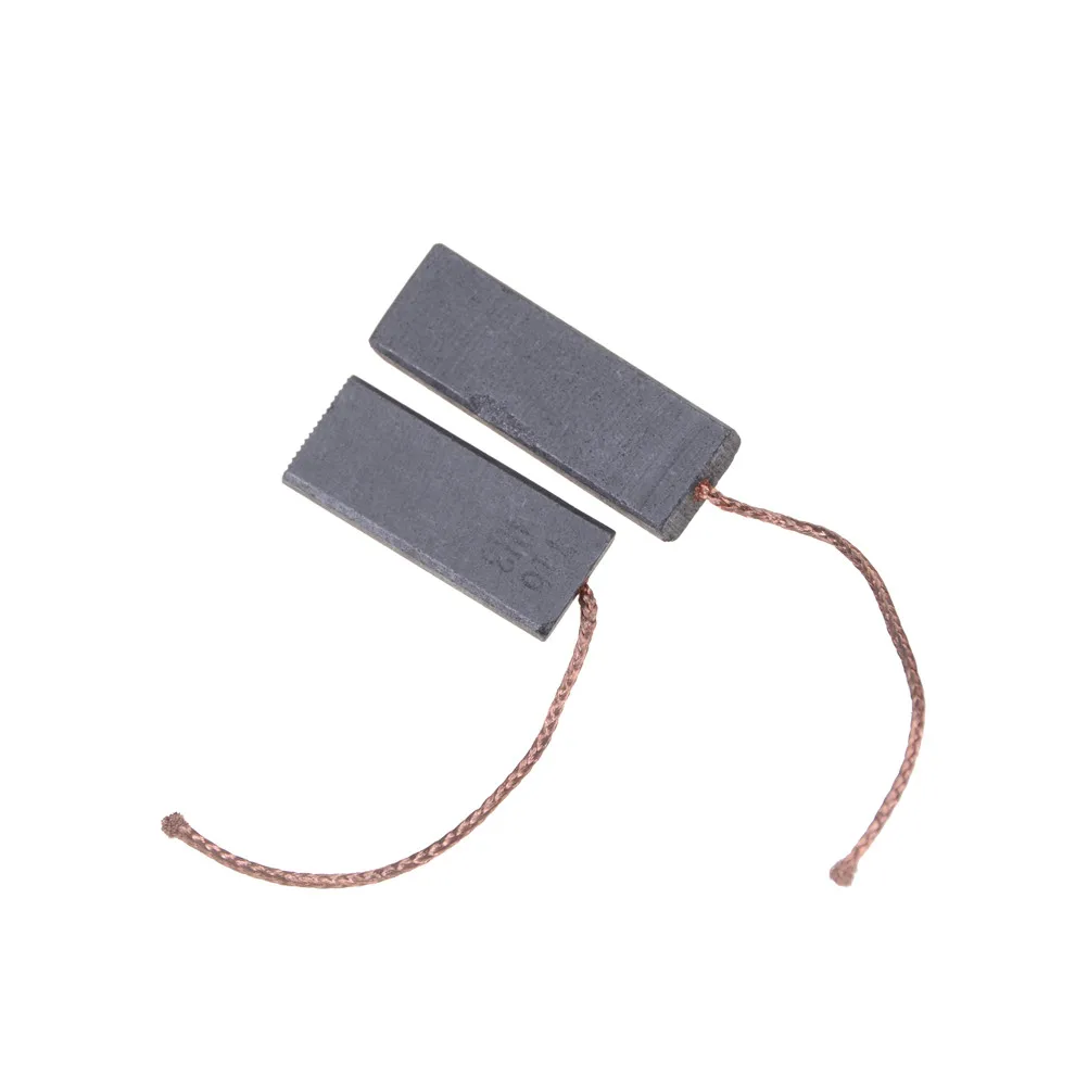 

2Pcs 5*12.5*35mm Black Gray Carbon Brush Motor Lead For Washing Machine