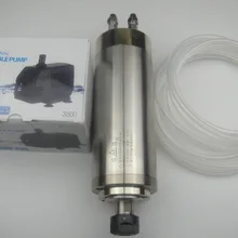 ER20 диаметром 80 мм 220 V 24000 об/мин 2.2KW Водяное охлаждение шпинделя+ 1 водяной насос+ 1 Водопровод
