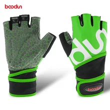 Boodun мужские и женские перчатки с полупальцами для кроссфита, для спортзала, Перчатки для фитнеса, для бодибилдинга, для тяжелой атлетики, спортивные перчатки на запястье для мускуляции