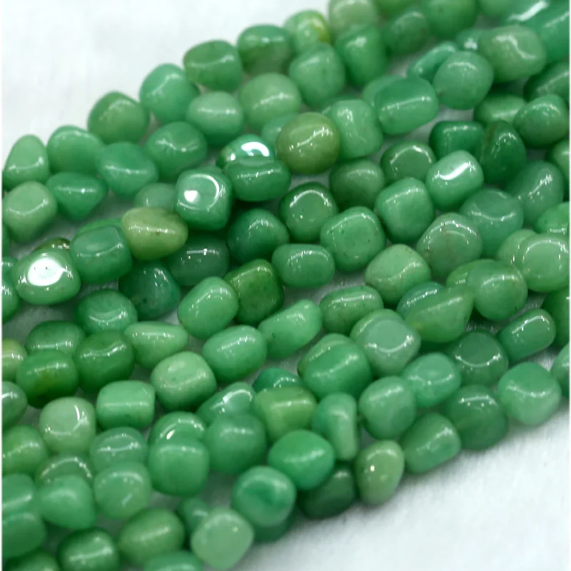 

Discount Wholesale Natural Genuine Green Aventurine Jade Nugget Loose Beads Free Form Beads 3-12mm Fit Jewelry 15" 03888
