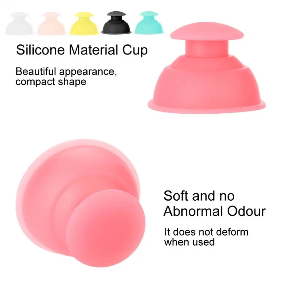 7 цветов Вакуумный Куб Тела Антицеллюлитный Массажер Силиконовый стакан чашки влагопоглотитель спины шеи тела массаж помощник чашки