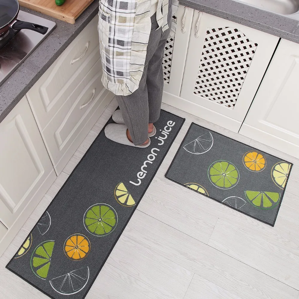 Billig 2 teile satz Küche Bad Matten Teppich, 15 Farben Anti Slip Große Bad Teppich, moderne Stil Bad Matte Für Wc Alfombras
