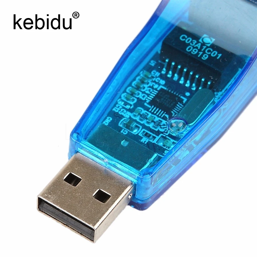 Kebidu USB 2,0 в LAN RJ45 Ethernet 5 Мбит/с сетевой адаптер USB в RJ45 Ethernet конвертер для портативных ПК