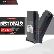 BP-232 BP-232N BP-232H Batterie Compatible avec IC-A14 A14 F14 IC-F16 F24 IC-F33GS IC-F43 F34G F3021 F3061 F4029 F4061 Chargeur