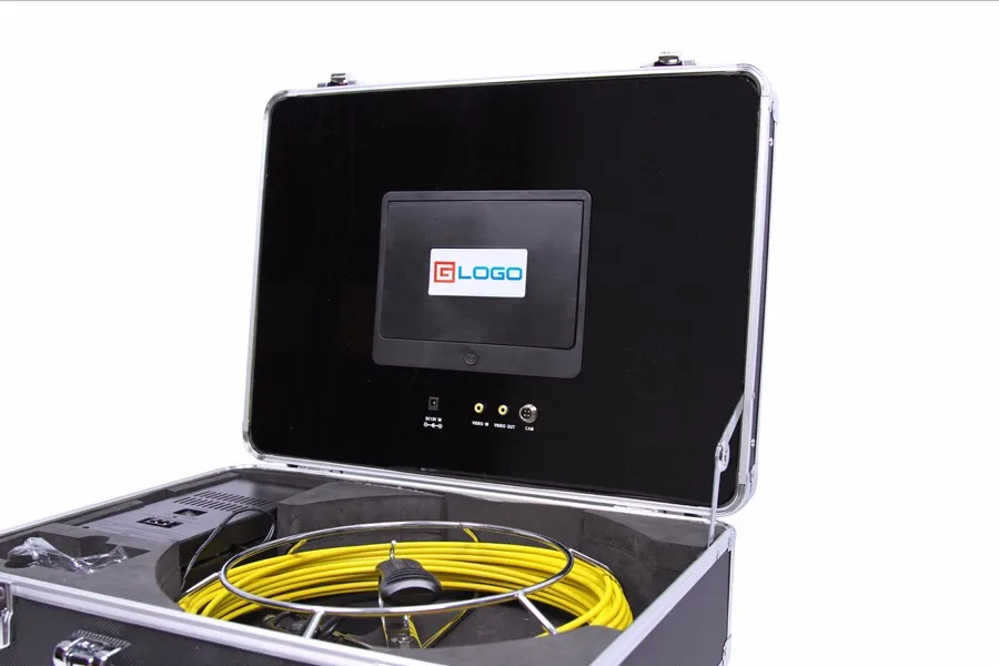 (1 комплект) трубопровода Системы Канализационных Инспекции Камера DVR HD 1100TVL 7 дюймов цветной дисплей Эндоскопа CMOS объектив с 40 м кабель