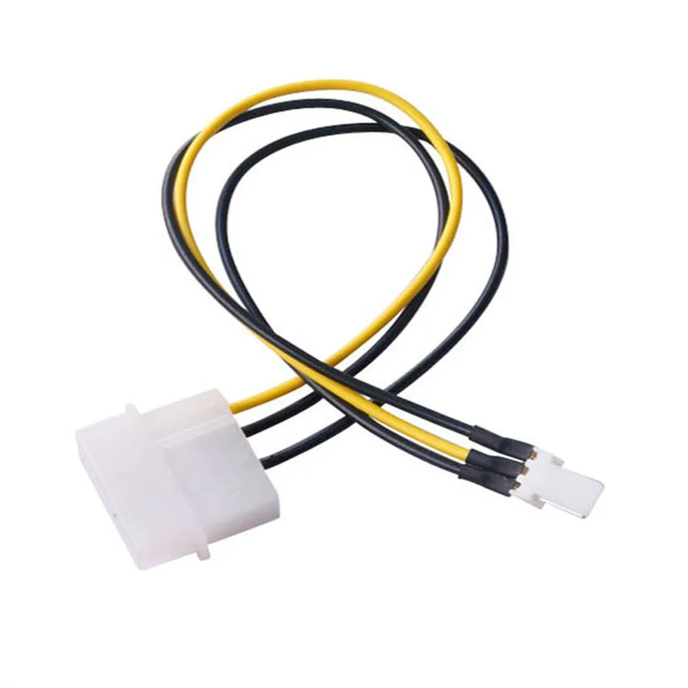 Фирменная Новинка Процессор шасси чехол вентилятор Мощность соединительный кабель с разъемом кабеля адаптера для 4-контактный молекс IDE/SATA 3-Pin Лучшая цена