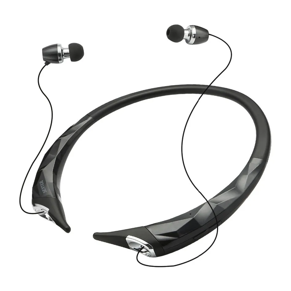 Newest Fashion Retractable Wireless Bluetooth Headset Sports Neckband