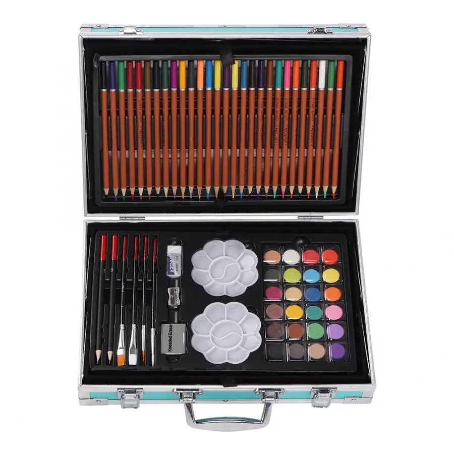 

145pcs/set Kid Art Drawing Colored Pencil Watercolor Pen Set School Supplies Colored Pencil