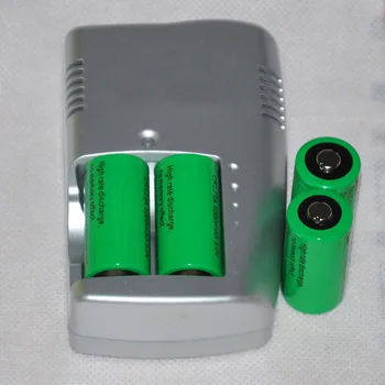 

4pcs 3.2v 16340 LiFePo4 lithium ion battery 1000MAH + 1pc charger replace 3v rechargeable CR123a CR 123A CR17335 cell for camera