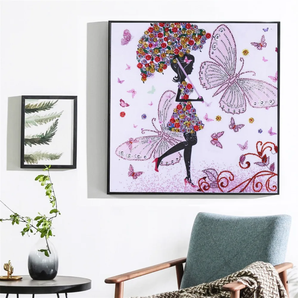 

Best Price High Quality Special Shaped Diamond Painting DIY 5D Partial Drill Cross Stitch Kits Crystal R Home decor