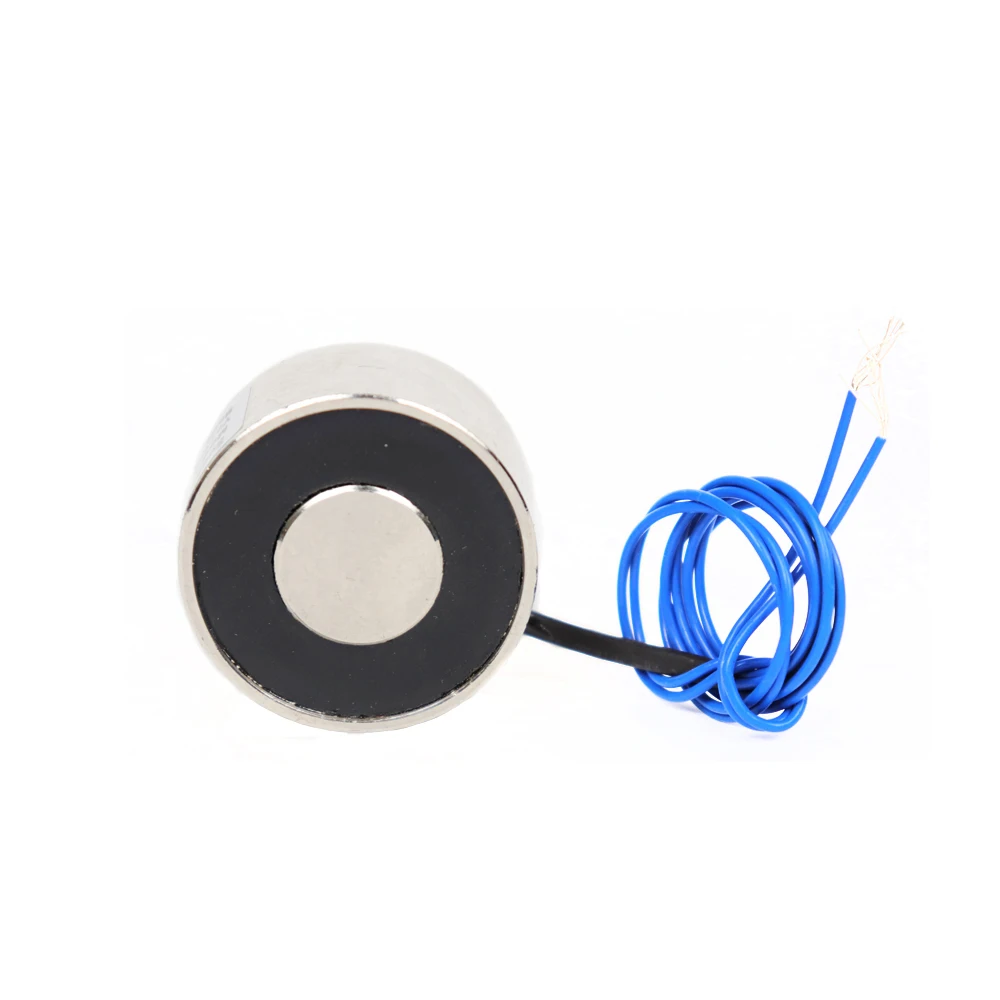 DC 12V 10N 2.2LB//1Kg Suction Holding sucker round electric Magnet lifting cylinder Solenoid Electromagnet 13 x 30mm