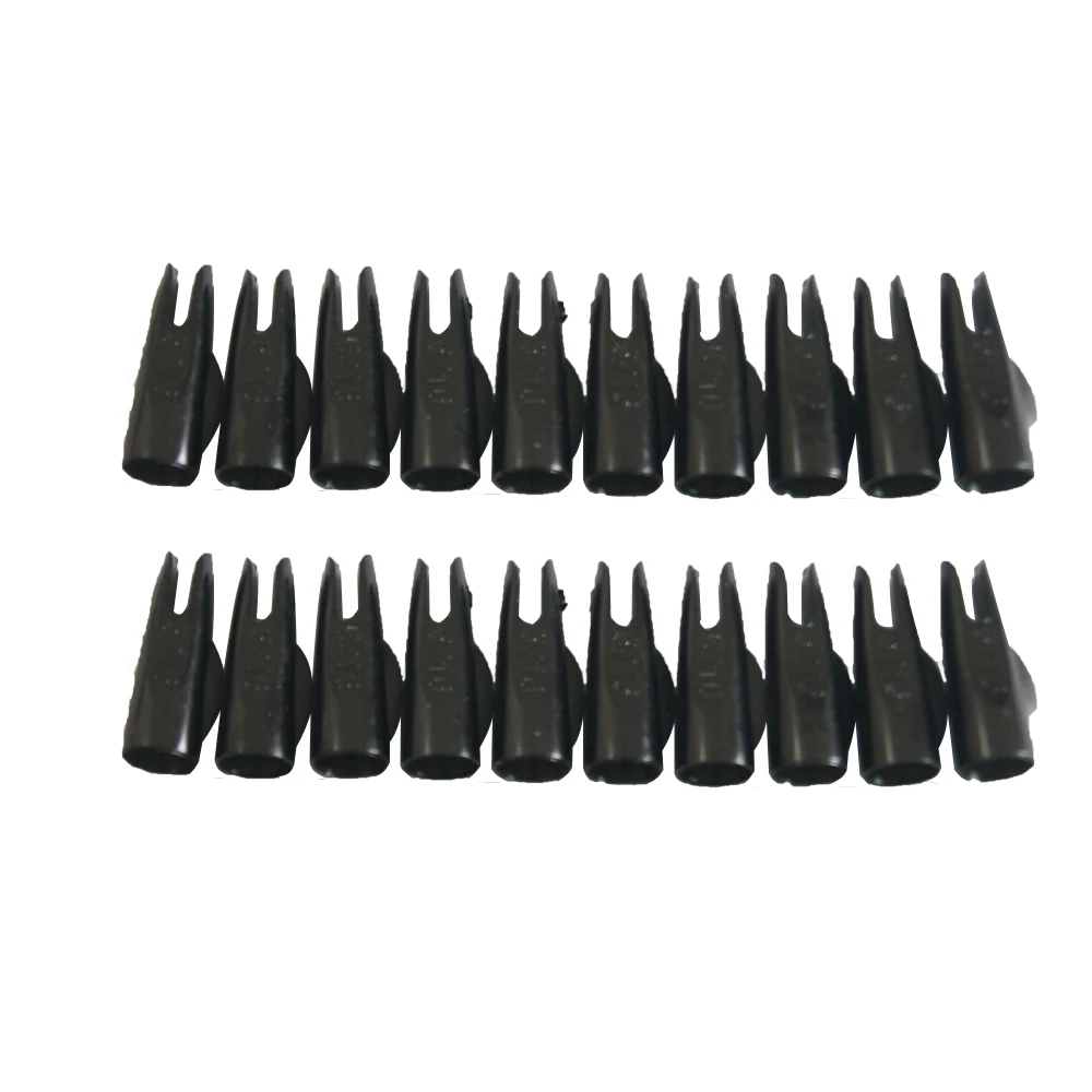 

20pieces 5/16 arrow nocks arrow tails for wood arrow long traditional bow free shipping