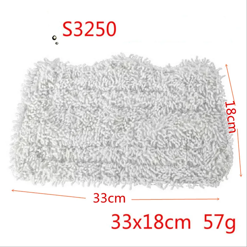 2Pcs/Lot S3250 Model Steam Mop Replacement Pad Clean Washable Cloth Microfiber WASHABLE Head In Reusable | Дом и сад