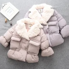 Girls Winter Jacket Limited Cotton Clothing On Behalf Of 2016 New Winter Coat Jacket Child Thickened