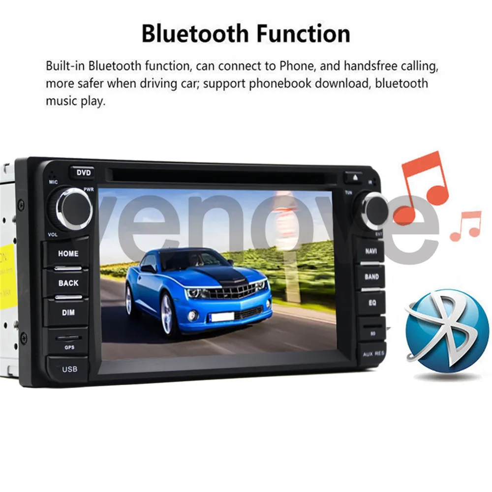 Discount 6.2" In Dash Autoradio Car DVD Player GPS Radio For Toyota Corolla 2004~2007 Car Multimedia Player Stereo BT Head Unit 0