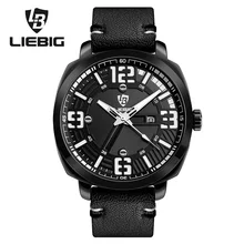 LIEBIG Men’s Quartz Wristwatches New Fashion Sport Watch Man Waterproof Calendar relogio masculino Military With Gift Box S201