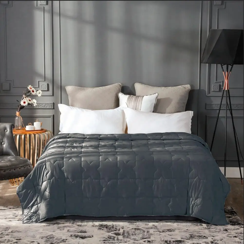 

-Piece Brown Weighted Blanket for Adult Gravity Blankets Decompression Sleep Aid Pressure Weighted Quilt