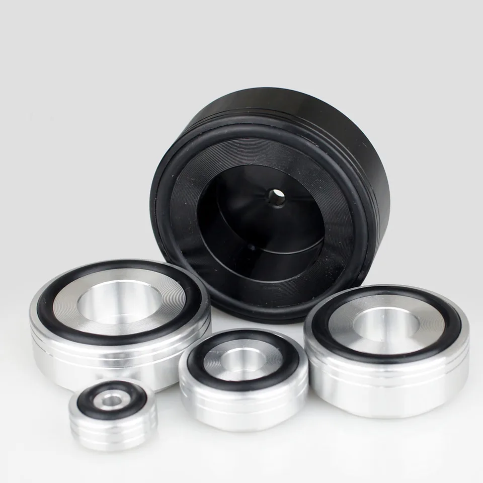 Piedini Isolanti In Alluminio Per Altoparlanti HIFI - 20x10mm - 4 Pezzi