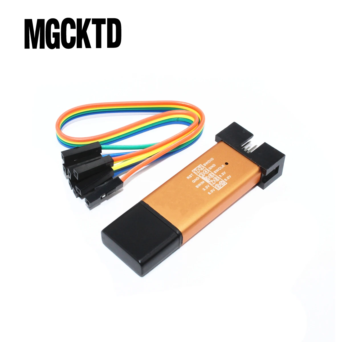 

5PCS/LOT ST-Link V2 stlink mini STM8STM32 STLINK simulator download programming With Cover