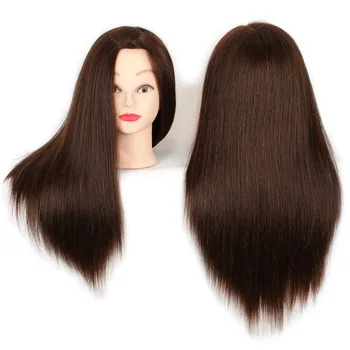 

2018 New Arrival Mannequin Head Training Head for Hairdressers Natural Animal Plus Synthetic Hair Cheap Mannequin Head