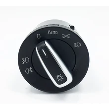 Knob Lamp Auto-Headlight-Switch Jetta Mk5 Tiguan Chrome Golf Passat B6 Touran Mk6 Gti