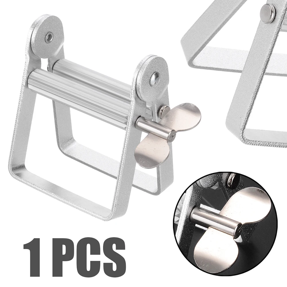 

1pcs Toothpaste Dispenser Aluminum Tube Squeezer Dispenser Tool Squeezing Hand Cream Bathroom Accessories