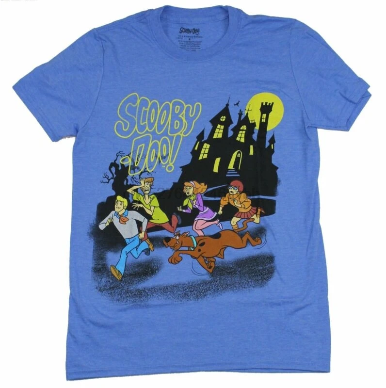 

Men's Scooby Doo Hunted Mansion T-Shirt Heather Royal