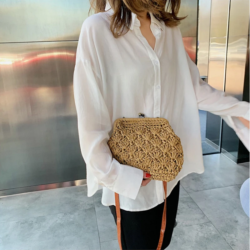 Mododiino الإناث خمر القش الشاطئ الروطان أكياس سيدة حقيبة يد Crossbody حقيبة للنساء يدّ حقائب سهرى النسائية \ Mododiino الإناث خمر القش الشاطئ الروطان أكياس سيدة حقيبة يد Crossbody حقيبة للنساء يدّ حقائب سهرى النسائية \