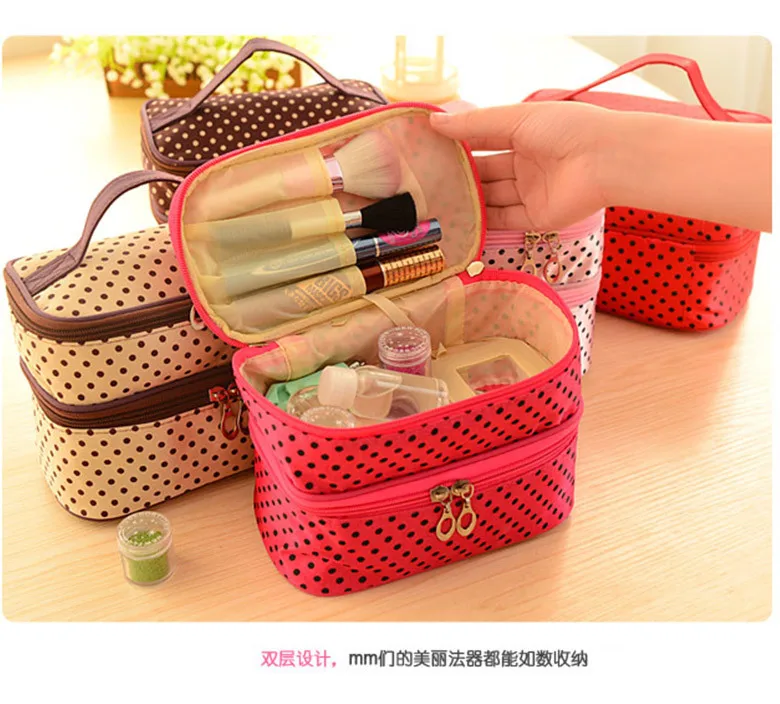 2015 New Cute cosmetic bags Women Lady Travel Makeup bag make up bags