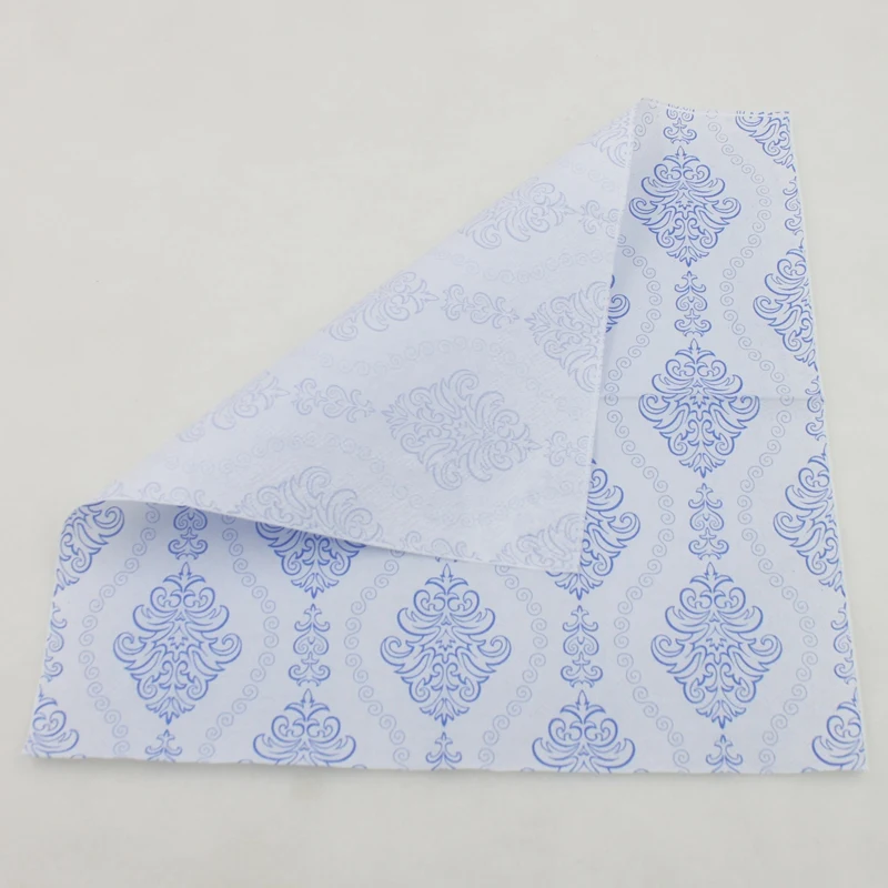 [Rainloong] синий и белый фарфор бумажные салфетки с рисунком для вечерние ткани печатных поставка салфеток 25 см* 25 см 1 упак./лот