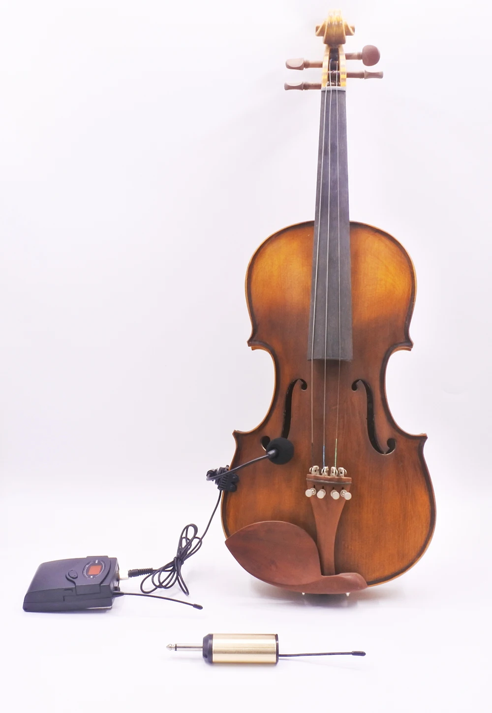 4/4 violin fiddle wireless microphone system UHF