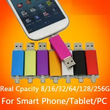 Real Capacity Mini OTG External Storage USB Flash Drive 512GB 1TB 2TB 64GB 32GB 16GB 8GB Micro Usb Stick Smart Phone Pendrives