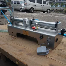 Разливочная машина с одним соплом, жидкое ротационное количественное наполнение и упаковочное оборудование 100-1000 мл