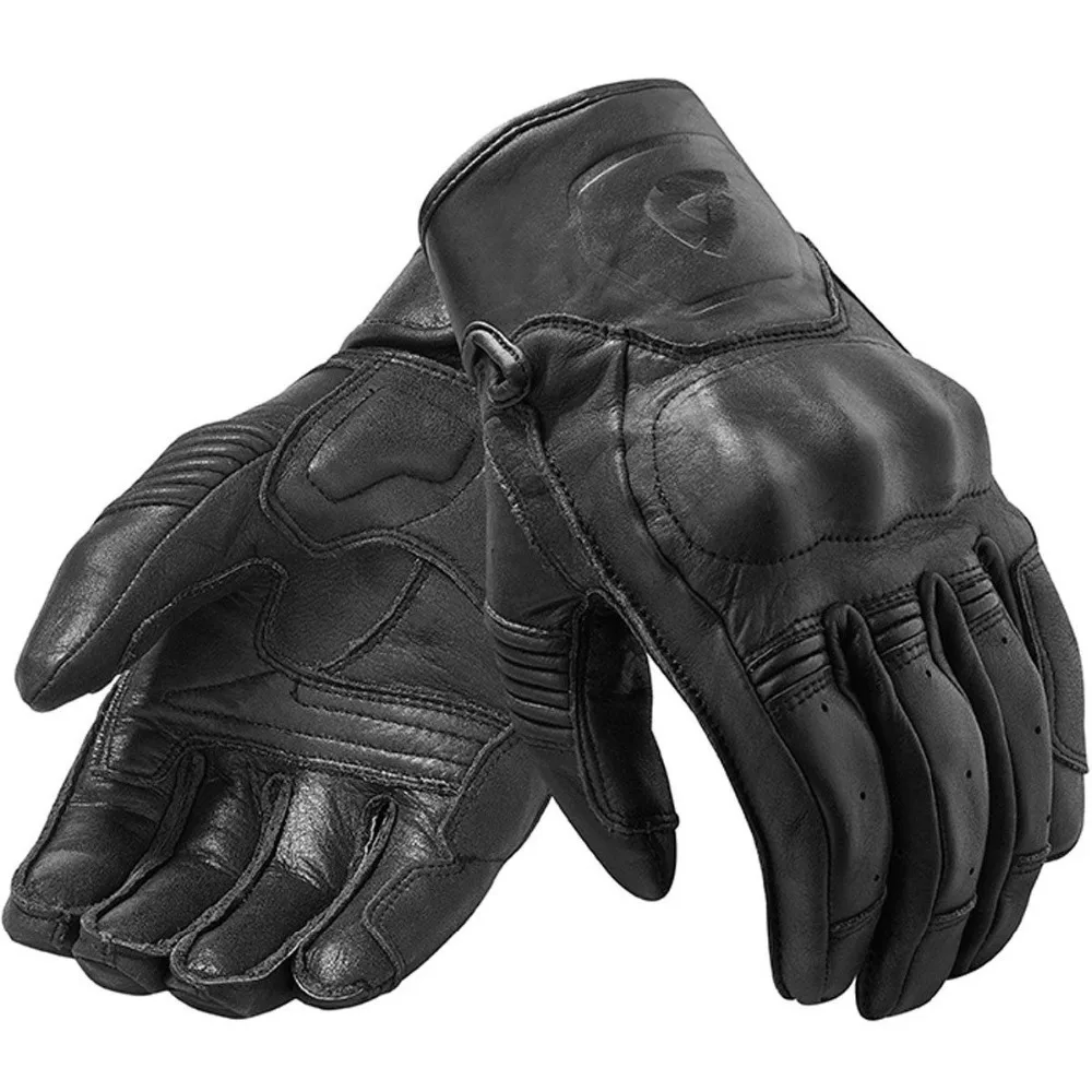

NEW 2018 Revit PALMER black Motorcycle REVIT Gloves Motorcycle Motorbike Riding Black Genuine Leather Men's Gloves