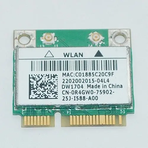 Беспроводная Wi Fi BCM943142HM DW1704 + Bluetooth 4 0 Mini PCI WLAN карта для DELL Inspiron 5323 7720 5720 5420 5523 Vostro 3460