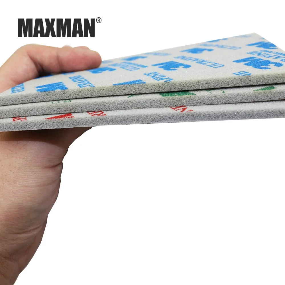 Губчатая наждачная бумага MAXMAN 3 М 600 #800 #1000 # шлифовальная полировка ручная посылка